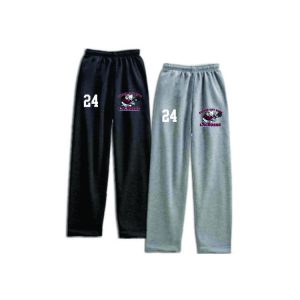 Garden City Rams Lacrosse Heavyweight Fleece Sweatpants In Black or Grey