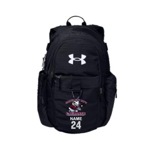 Garden City Rams Under Armour Team Hustle Backpack In Black