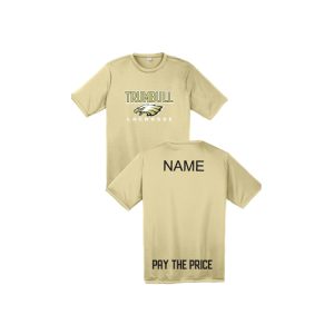Trumbull HS Men's Lacrosse Dri-Fit Short Sleeve Shooting Shirt - Vegas Gold