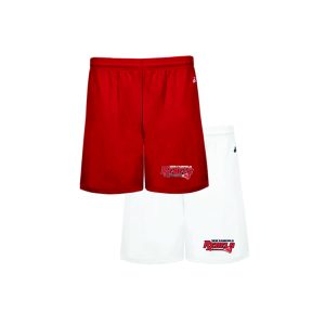 New Fairfield Rebels Lacrosse Practice Shorts in Red or White