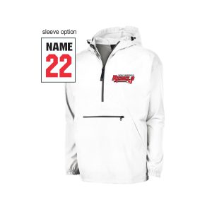 New Fairfield Rebels Lacrosse Team Windbreaker - in White