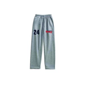 New Fairfield Rebels Lacrosse Heavyweight Fleece Sweatpants In Grey