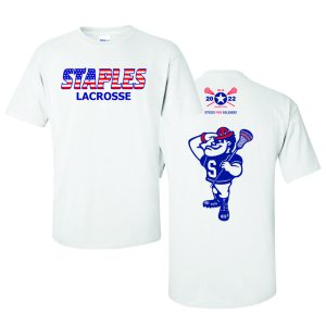 Staples Lacrosse Sticks For Soldiers Moisture Wicking Tee 2022