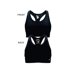 Trumbull HS Track & Field Women's Sports Bra in Black