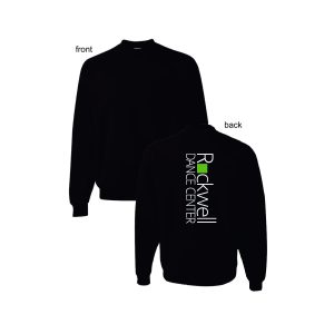 Rockwell Dance Center Crew Neck Sweatshirt in Black