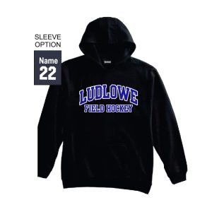 Fairfield Ludlowe Field Hockey Heavyweight Hoody in Black