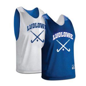 Fairfield Ludlowe Field Hockey Team Practice Pinnie in Blue & White