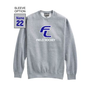 Fairfield Ludlowe Field Hockey Crew Neck Sweatshirt in Grey
