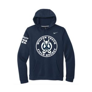 Wilton Field Hockey Moisture Wicking Hoody Sweatshirt in Navy