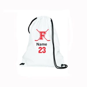 Fairfield Boys Hockey Cinch Pack in White