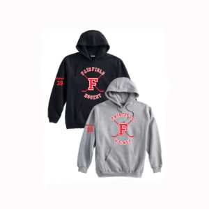 Fairfield Boys Hockey Heavyweight Hoody in Black or Grey