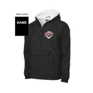 Garden City Football LINED Team Windbreaker in Black