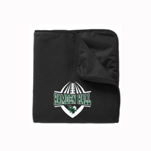 Hamden Hall Football Team Fleece Blanket in Black