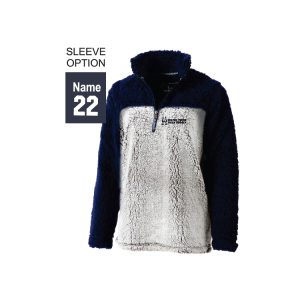 * NEW* Wilton Field Hockey Quarter Zip Two Tone Fleece in Navy & Grey