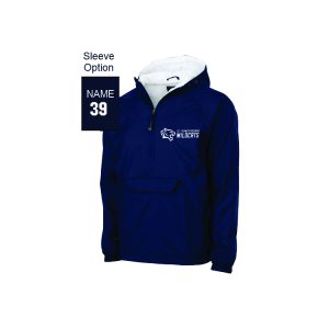 St Thomas Wildcats LINED Windbreaker in Navy