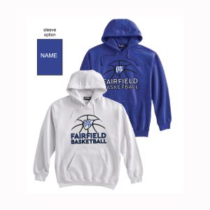 Fairfield PAL Basketball Heavyweight Hoody in Royal or White