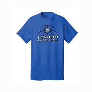 Fairfield PAL Basketball Short Sleeve Moisture Wicking Performance Tee in Royal