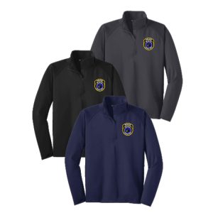 MTAPD Canine Unit Moisture Wicking 1/4 Zip Pullover in Black, Grey or Navy-Multicolor Logo