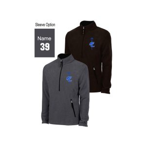 Ludlowe Falcons Lacrosse 1/4 Zip Fleece in Black or Grey