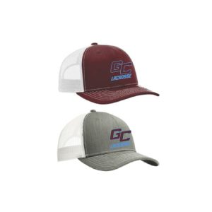 GC Lacrosse Trucker Hat - in Maroon/White OR Grey/White