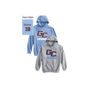 GC Lacrosse Heavyweight Hoody in Carolina Blue or Grey