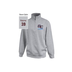 GC Lacrosse 1/4 Zip Fleece Pullover in Grey