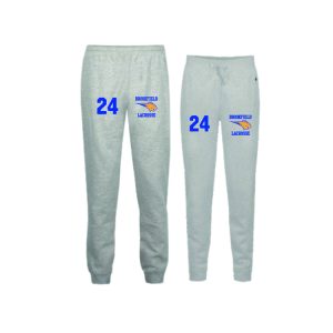 Brookfield HS Lacrosse Men's, Women's & Youth Joggers in Grey