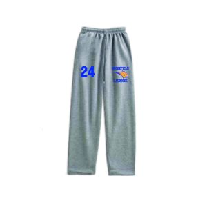 Brookfield HS Lacrosse Heavyweight Fleece Sweatpants In Grey