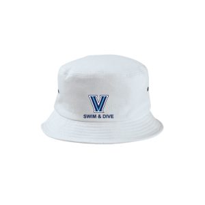 Villanova Swim & Dive Bucket Hat in White
