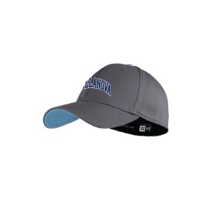Villanova Swim & Dive Baseball Cap in Grey - "VILLANOVA" Logo