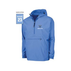 Villanova Swim & Dive Lighweight Team Windbreaker - in Carolina Blue