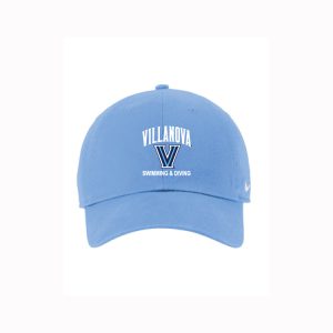 Villanova Swimming & Diving Nike Baseball Cap in Carolina Blue