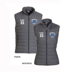 BYLA Lacrosse Puffer Vest in Grey