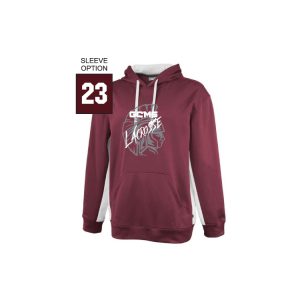 *NEW* Garden City Trojans Lacrosse Moisture Wicking Hoody Sweatshirt in Maroon
