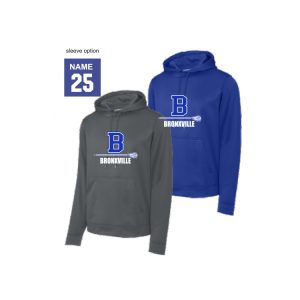 BYLA Moisture Wicking Hoody in Royal Blue or Black