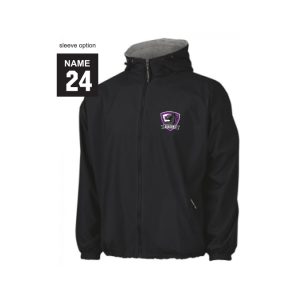 Dragons Lacrosse Team Jacket in Black