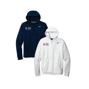 RYZE Nike Moisture Wicking Hoody in Navy or White