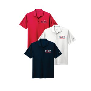 RYZE Nike Polo in Red or White or Navy