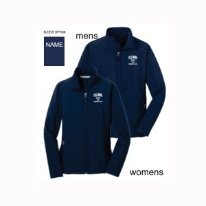 Villanova Swimming & Diving Soft-Shell Jacket in Navy