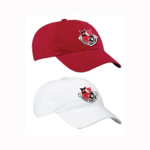 Fairfield U Club Rugby Soft Brushed Cap in Red OR White