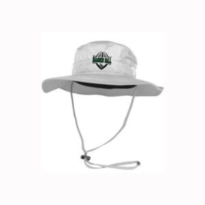 Hamden Hall Football Bucket Hat in White