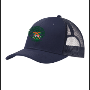 GAC 75th Anniversary Trucker Hat in All Navy