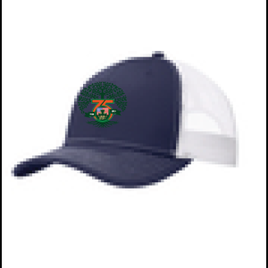 GAC 75th Anniversary Trucker Hat in Navy/White