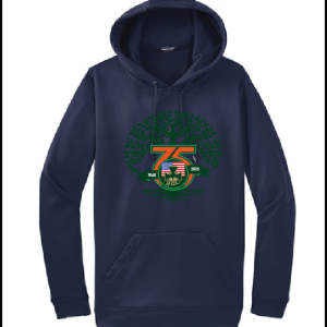 GAC 75th Anniversary Heavyweight Hoody Sweatshirt in Navy