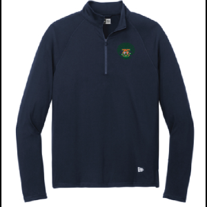 GAC 75th Anniversary Half Zip Wicking Pullover in Navy
