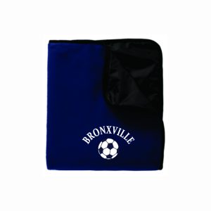 Bronxville Team Fleece Field Blanket in Royal Blue