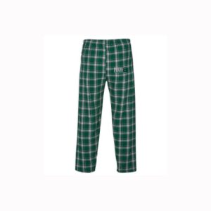 NMYB Pajama Pants in Green/Grey Plaid
