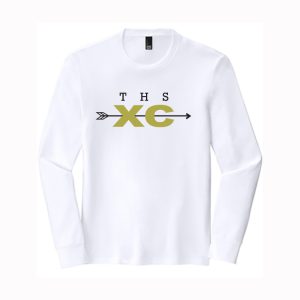 Trumbull HS X-Country Long Sleeve Dri Fit Tee in White