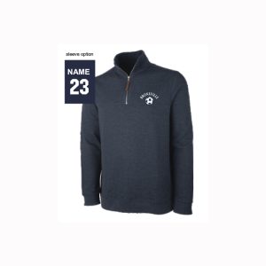 Bronxville Soccer Quarter Zip Wicking Pullover in Navy
