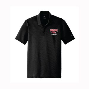 Warde Lacrosse NIKE Team Polo in Black